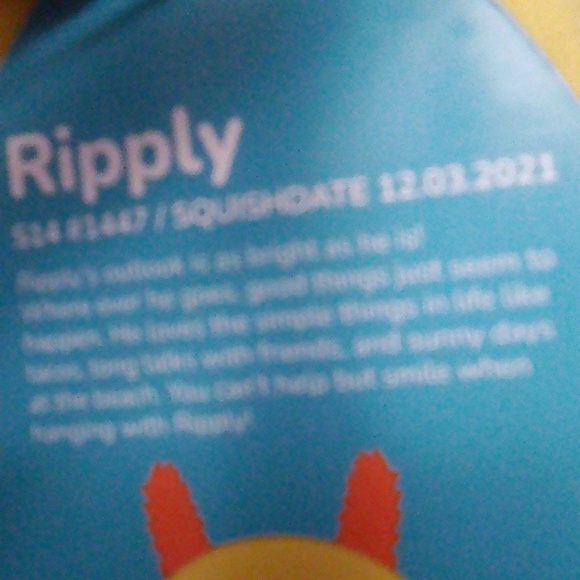 Ripply, 2022, Special Edition Tag 14" Sea Slug Squishmallow. - Picture 3 of 7